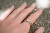 Gold Band with a Baguette Diamond